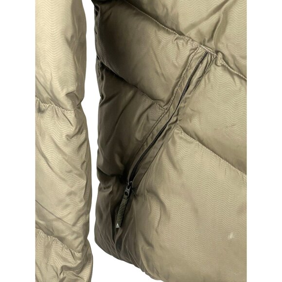 Nike Sportswear Olive Green Quilted Down Puffer Hooded Jacket L Outdoor Gorpcore - Picture 4 of 11